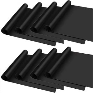 Loranka-Lot De 6 Tapis De Cuisson Antiadh&eacute;sifs R&eacute;utilisables Pour Barbecue, Four &Eacute;lectrique, Charbon De Bois - Neuf