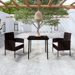 Prolenta Premium - Ensemble &Agrave; Manger De Jardin 3 Pcs Noir - Neuf