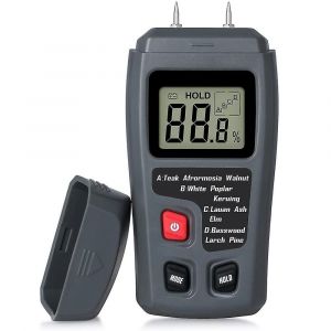 Humidimètre numérique pour bois, plage de mesure de 0 à 99,9 %, résolution de 0,1 %, 4 modes, écran LCD HD, arrêt automatique, plastique ABS résistant - Neuf