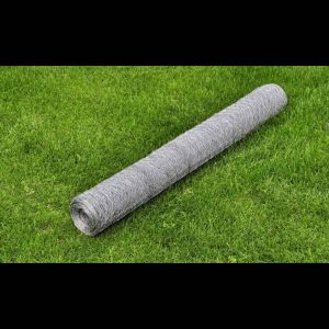 Prolenta Premium - Grillage Pour Voli&egrave;re Acier Galvanis&eacute; 25 X 1 M Argent&eacute; - Neuf