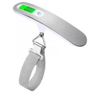 L'électronique Portable, valise échelle, 50 kg (110 lb) capacité maximale, fonction tare, le poids de verrouillage, batterie incluse, pour les voyages, le courrier, faire du shopping - Neuf