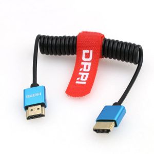 Drri C&acirc;ble Spiral&eacute; Tress&eacute; 8K Hdmi Vers Hdmi 2.1 Ultra Haut D&eacute;bit Pour Sony A7Iii A7S3 A7Rv Fx6, Z Cam E2 S6[Z364] - Neuf