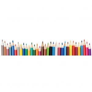Hjlian Autocollants Muraux 3d Stereo Colores En Forme De Crayon Pour Decoration De Maison Ou D'entreprise - Neuf