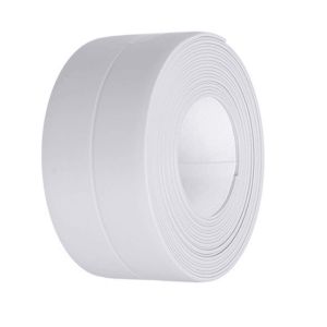 ChenQuanSarl-Ruban Adhésif Étanche Bande D'Étanchéité Autocollante Pour Évier De Cuisine Écart De Toilette Salle De Bain Résiste À L'Humidité Et Anti-Moisissure Bande Pvc Blanc Pour Coin De Mur - Neuf