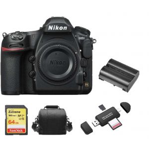 NIKON D850 Body + SD 64Go + Sac + EN-EL15A Batterie + Memory Card Reader - Neuf