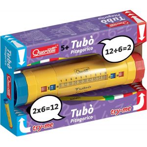 MDY-Tubò Pitagorique, Jeux Mathématiques Éducatifs pour Enfants 5+, Apprendre les Tables de Multiplication, Jouet Montessori, Idée Cadeau Fille 5 ans, Made in Italy - Neuf