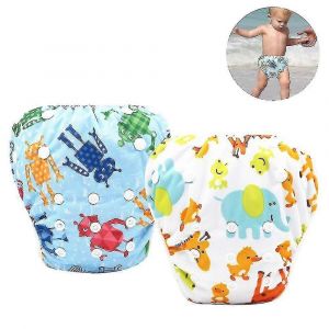 Couches De Natation,S'adapte &Eacute;l&eacute;gant Couches Qualit&eacute; Sup&eacute;rieure Pour Cadeaux De Douche De B&eacute;b&eacute; Pratique Et Hygi&eacute;nique B&eacute;b&eacute; &Eacute;tanche Swimmi - Neuf