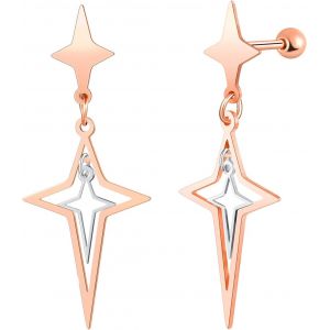 Kal-Boucles D'oreilles Étoile De Noël En Acier Inoxydable Pour Femmes Hommes Fashion Pendantes D'oreilles D'étoiles Boucle D'oreille Créatif Bijoux Fantaisie Décoration Adolescent - Neuf