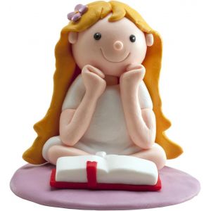 KALANKA-- Décoration Garçon | Figurine pour Gâteau Communion-Catéchisme, 308002 - Neuf