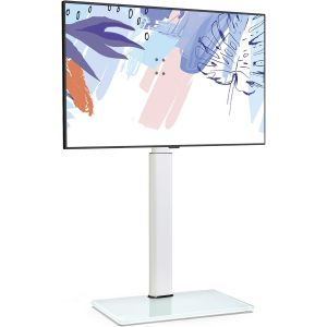 VornixorSarlshop-Support TV sur Pied pour TV de 32-60 Pouces Ecran LED LCD Plasma - Pied pour TV Pivotant 70&deg; et Hauteur R&eacute;glabe 1060-1240 MM Max. Capacit&eacute; 30 KG,Max VESA 600x400 MM - Neuf