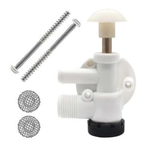 Pour Sealand RV Valve d'eau Ensemble remorque Toilettes Kit de réparation Ecovac Vacuflush Toilettes à chasse d'eau à pédale - Neuf