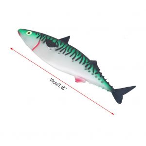 Leurre De Peche En Bateau En Pvc Souple Et Realiste, Accessoire De Peche (Vert) - Neuf