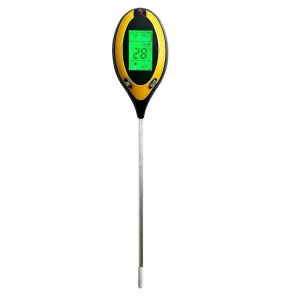 Testeur de PH de sol 4 en 1 Testeur d'humidité/température/PH de sol - Neuf