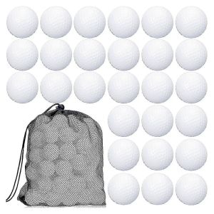 100 Pcs Balle De Pratique De Golf Balle De Golf Creuse Balles De Golf D'entraînement Avec Filet Cordon De Serrage Sacs De Rangement F Edition - Neuf