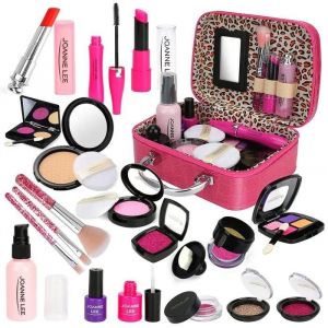 Jouet Maquillage Enfant SDLOGAL Malette de 21PCS Rouge Accessoires multiples avec sac de rangement - Neuf