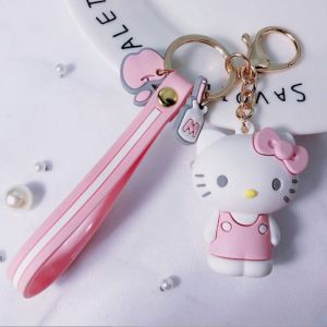 Porte-clés mignon pour les filles et les femmes, porte-clés, chat kawaii, cadeaux, accessoires sac pour chaton - Neuf