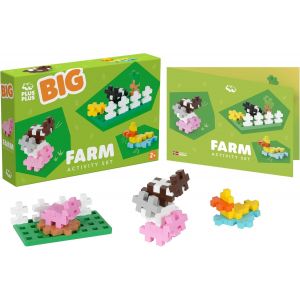 MDY-Plus-Plus BIG - Jeu de Construction pour Enfant Dès 2 Ans - Set Activité Animaux 40 Pièces - Thème Ferme - Jouet Éducatif et Ludique pour Fille et Garçon Dès 24 Mois - Neuf
