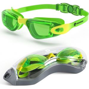 Lunettes De Natation Pour Enfant, Lunettes De Natation,Protection Uv, Antibuée, Joints En Silicone Lunette Piscine Enfant Pour Fille Garçon 6-14 Ans - Neuf