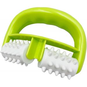 Appareil De Massage Cellulite Avec Poign&eacute;e - Rouleau De Massage Manuel Anti-Cellulite Pour Cuisses, Ventre, Hanches, Fesses Et Bras (Vert) - Neuf