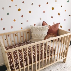ERYI-Lot De 84 Autocollants Muraux À Pois - Style Bohème - Pour Chambre De Fille, Chambre D'Enfant, Chambre De Bébé, Chambre À Coucher, Salon, Couloir, Salle De Jeux - Neuf