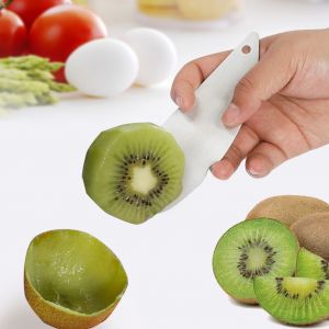 HJLIAN Couteau multifonction en acier inoxydable 304 pour eplucher les fruits et les kiwis - Neuf