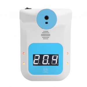 Thermometre Frontal Infrarouge Sans Contact, Thermometre Numerique Lcd Mural - Neuf