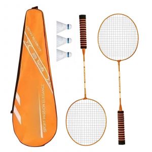 1 Paire De Raquettes De Badminton Professionnelles Doubles, Legeres Et Durables, Pour Jeux En Exterieur Et Dans Le Jardin - Neuf