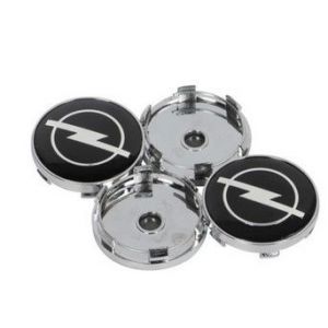 Lot de 4 cache-moyeux 3D en plastique ABS de 60 mm, universels, à monter soi-même - Neuf