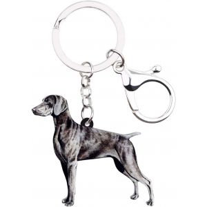 Kal-Acrylique Cute Porte Clef Bouledogue Français Chien Mignon Bijoux Porte Clé Beagle Idee Yorkshire Cadeau Femmes Filles Décoration - Neuf