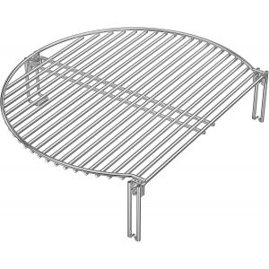 Ulteronixshop-Grilles de Cuisson en Acier Inoxydable pour Grils &agrave; Charbon de Bois et Grils en C&eacute;ramique, Grille de Barbecue pour Weber Barbecue Grill &agrave; Charbon, Kamado Joe Accessoires - Neuf