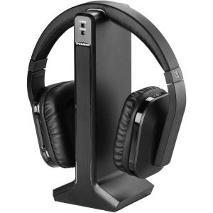 VornixorSarlshop-Thomson Casque sans fil TV ""WHP5327"" (Over-Ear, pour TV/Hifi/Smartphone/Tablette/Ordinateur portable, avec station de charge, port&eacute;e sans fil 20 m) Noir - Neuf
