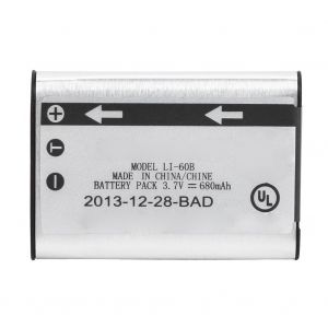Batterie lithium-ion rechargeable LI-60B 3,7 V 680 mAh pour appareil photo Olympus FE-370 - Neuf
