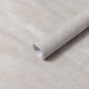 Papier Adhesif pour Meuble Blanc 40X300cm,Film Autocollant Meuble Décoratif,Papier Peint Autocollant Mural,Rouleau Vinyle Adhesif Impermeable pour Mur de Salon Cuisine Chambre - Neuf