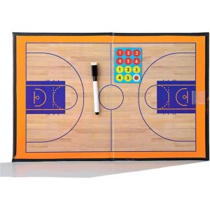 Tableaux Tactiques De Basket-Ball,Entraîneur Board De Basketball Magnétique Panneau Tactique Basketball Avec Marqueur Et Gomme-Basketball Coach Clipboard Pour Entraînement,Compétition.[B1975] - Neuf