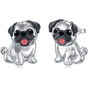 Boucles D'oreilles En Argent Sterling 925 - Hypoallerg&eacute;niques - Fraise/Champignons/Crayons/Grenouilles/Teckel/Dragon - Cadeau Pour Femme Et Fille - Anniversaire De F&ecirc;te Des M&egrave;res - Neuf