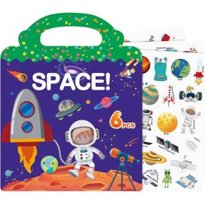 Autocollants s, Vol spatial Autocollants s, Activités d'apprentissage Préscolaire, Cadeaux Pour tout-petits - Neuf