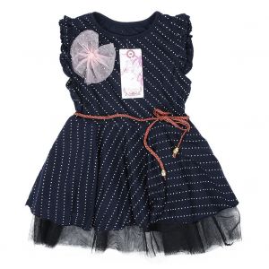 Jupe Princesse A Pois Pour Filles, Style Coreen, Robe Une Piece Avec Ceinture (100 Pieces) - Neuf