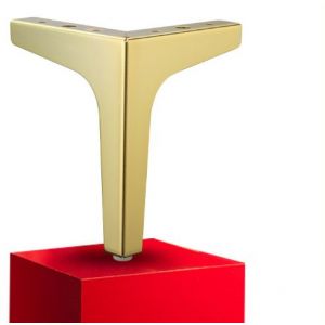 Or 4 pièces de Meubles en Métal Jambes,4 10cm Triangulaire les pieds des Meubles pour Canapé Meuble Table basse Meuble TV et d'Autres Meubles de Jambes - Neuf