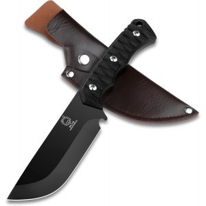 Couteau Companion Lame Noire Couteau De Survie Couteaux À Lame Fixe De Randonnée Couteaux De Chasse Bushcraft - Neuf