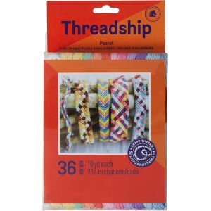 Kalanka-- Pack De 36 Échevettes Monobrins - Couleurs Pastels - 100% Coton - Fil À Broder | Kit Pour Broderie Point De Croix, Tricotage, Bracelet Brésilien, Loisirs Créatifs | Fil À Coudre - Neuf
