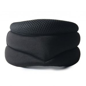 Collier Cervical Incurvé Ajustable À 3 Couches ¿ Soulage Les Douleurs Cervicales Et La Pression Sur La Colonne Vertébrale, Minerve En Mousse Respirante Pour Hommes Et Femmes, Noir - Neuf