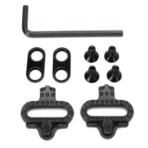 Lot De 2 Cales De Velo Autobloquantes En Plastique Pour Pedales De Velo, Pour Interieur, Exterieur, Route, Vtt - Neuf
