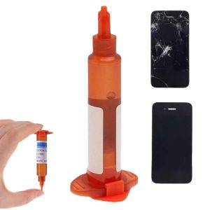 Colle pour écran de téléphone portable fissuré,réparation de verre UV G/lue,colle adhésive pour téléphone portable,outil pour le toucher,liquide optique transparent adhésif Gl/ue,Ce/ll Réparation - Neuf