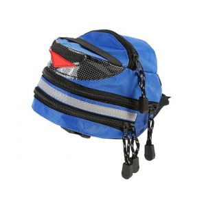 Sacoche De Selle De Vélo Imperméable Et Durable ¿ Bleue, Fermeture Rapide, Bandes Réfléchissantes, Rangement Spacieux Pour Les Aventures En Plein Air - Neuf