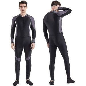 Combinaison Int&eacute;grale Haut De Gamme Pour La Plong&eacute;e, Le Snorkeling, Le Surf Et La Chasse Sous-Marine &iquest; Protection Uv, Extensible, &Eacute;cologique Et Durable - Neuf