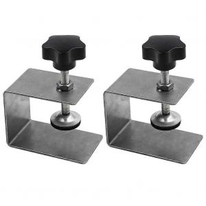 2Pcs Amélioration De L'habitat Lisse Travail Du Bois Tiroir Avant Installation Pince Quincaillerie Gabarit Accessoires St - Neuf
