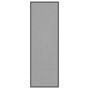 Paillasson Antid&eacute;rapant Moderne 60 X 180 Cm Absorption Salet&eacute; Et Humidit&eacute; Entr&eacute;e En Pp Gris Helloshop26 02_0058183 - Neuf