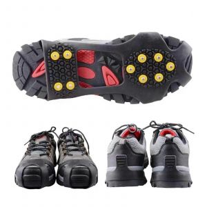 Steigeisen 1 Paire 10 Dents Neige Ice Griffe Escalade Antiderapant Crampons Steigeisen Chaussures De Sport Couvre Femmes Hommes Bottes Couvre Taille 2548 S 2534 - Neuf