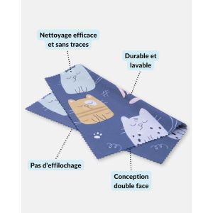 Mikrofaser Reinigungstuch In Schickem Design: Für Kamera, Objektiv, Display Und Als Brillen-Putztuch (Mikrofasertuch 20X20 Cm)[Z527] - Neuf