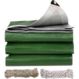 Spwa-Bâche De Protection Imperméable - 3 X 2 M - En Tissu Avec ?Illets - Bâche De Protection Pour Bois - Bâche De Jardin - Bâche De Camouflage Pour Extérieur, Jardin, Bois, Camping, Équipement De Sur - Neuf